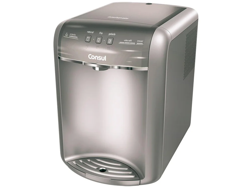 Imagem 6 de 13 do produto Purificador de Água Consul CPB36AF Com Refrigeração por Compressor Titanium