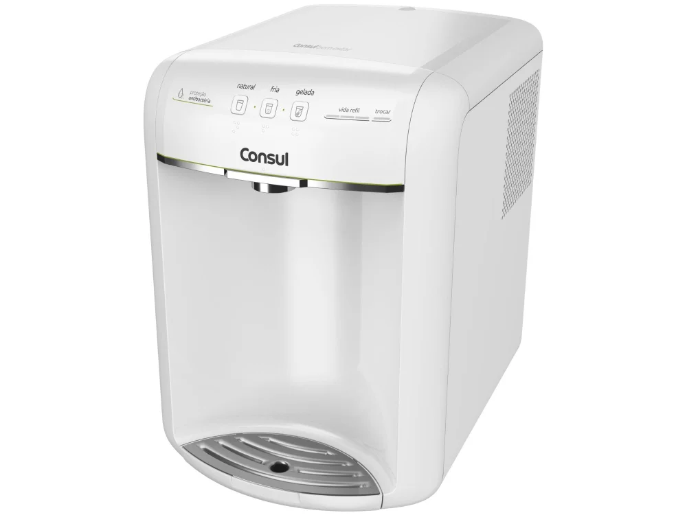 Imagem 4 de 12 do produto Purificador de Água Consul Refrigerado por - Compressor CPB36 ABANA Água Gelada e Natural