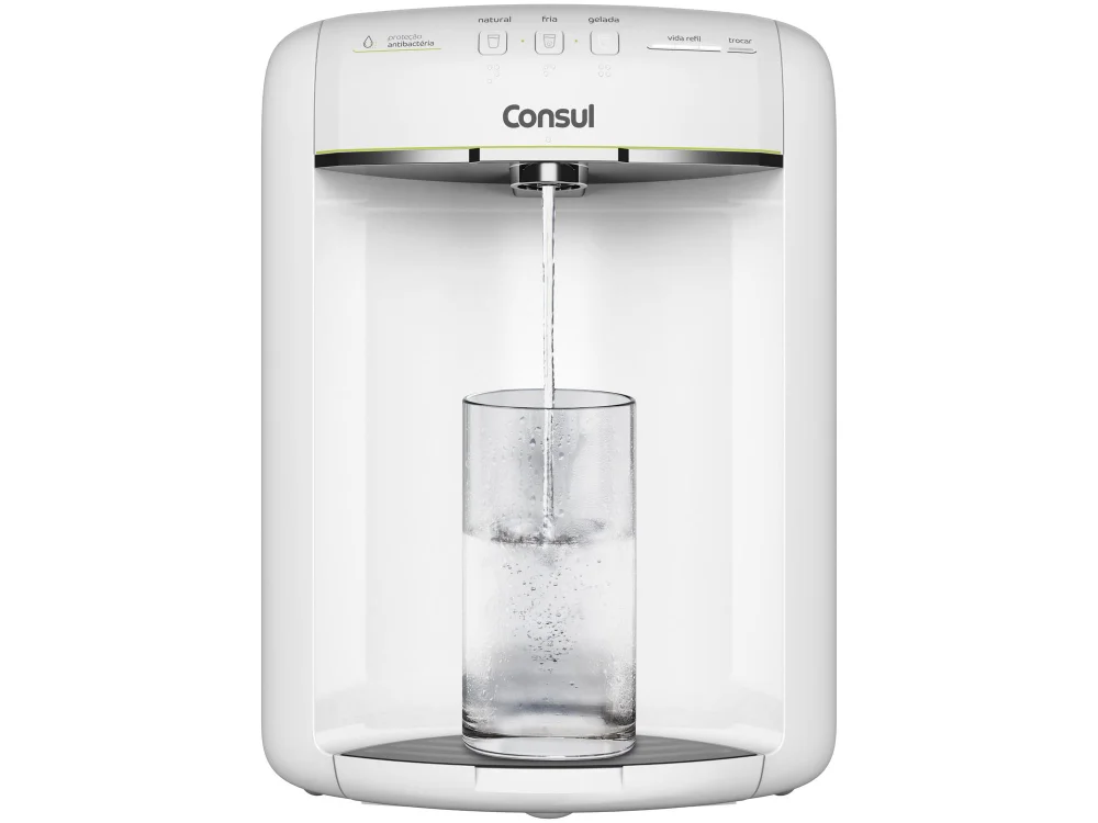 Imagem 5 de 12 do produto Purificador de Água Consul Refrigerado por - Compressor CPB36 ABANA Água Gelada e Natural