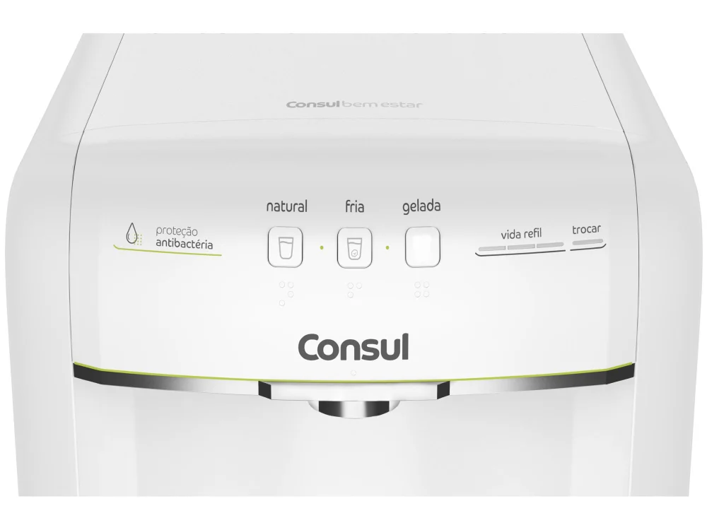 Imagem 6 de 12 do produto Purificador de Água Consul Refrigerado por - Compressor CPB36 ABANA Água Gelada e Natural