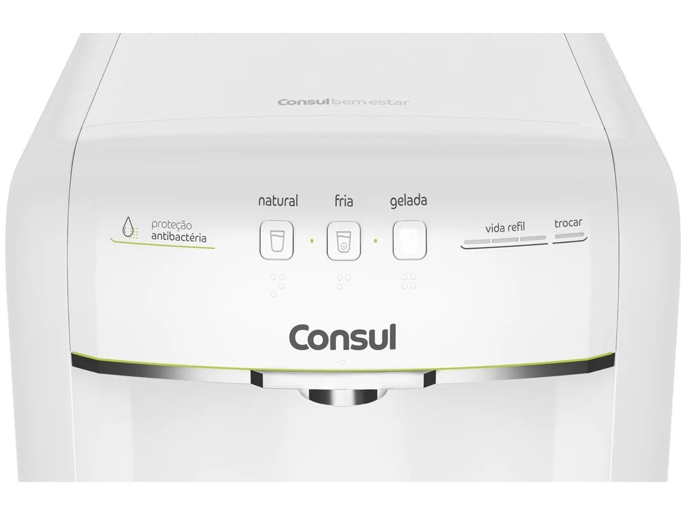 Imagem 12 de 12 do produto Purificador de Água Consul Refrigerado por - Compressor CPB36 ABANA Água Gelada e Natural