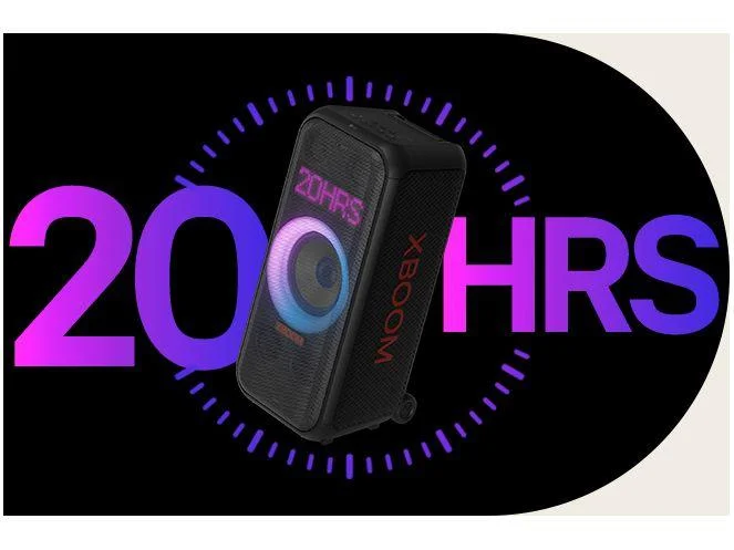 Caixa de Som LG Xboom XL7T Bluetooth Portátil 250W Iluminação de Festa e Visor de Pixel LED - view 3