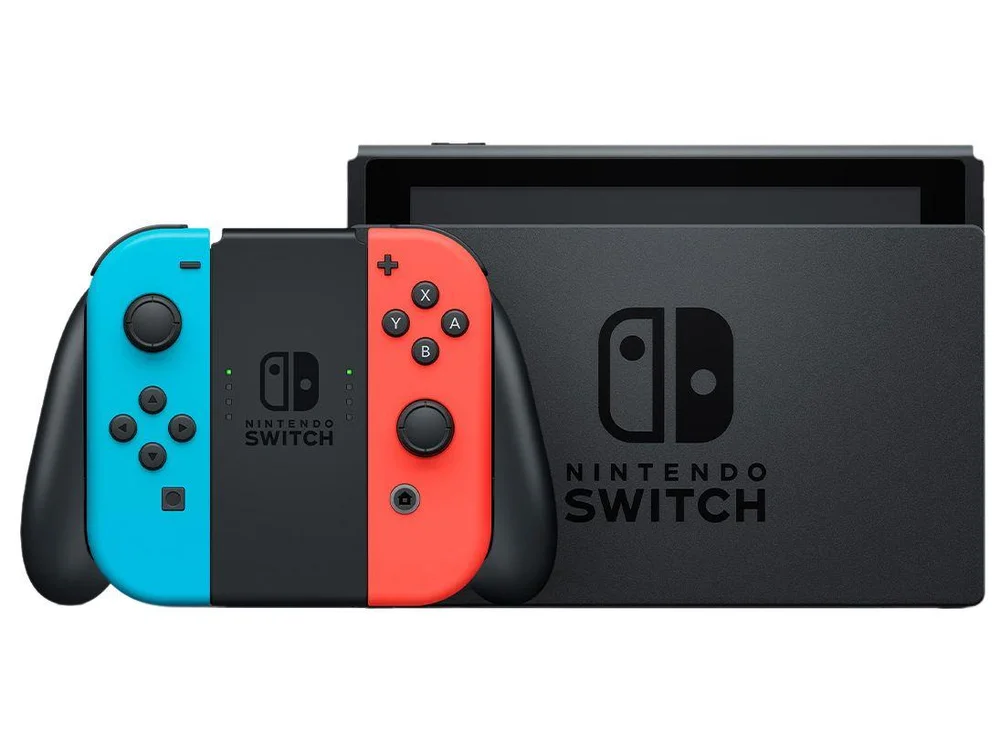 Nintendo Switch 32GB 2 Controles Joy-Con com Super