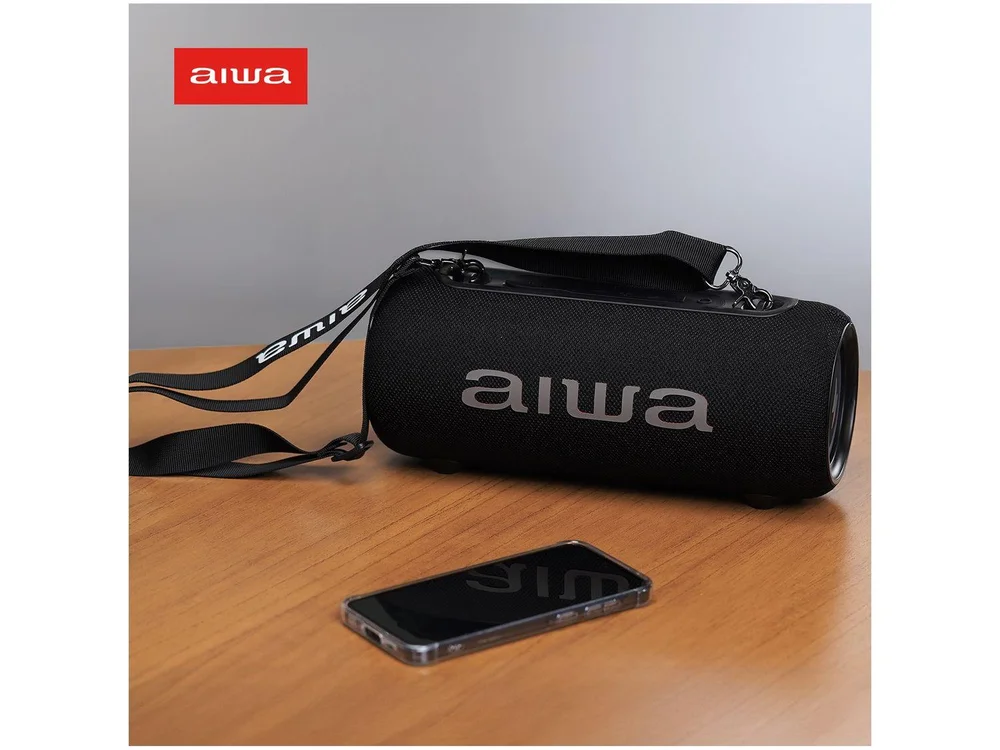 Imagem 3 de 12 do produto Caixa de Som Aiwa AWS-SP-04-LB Bluetooth Portátil 40W USB