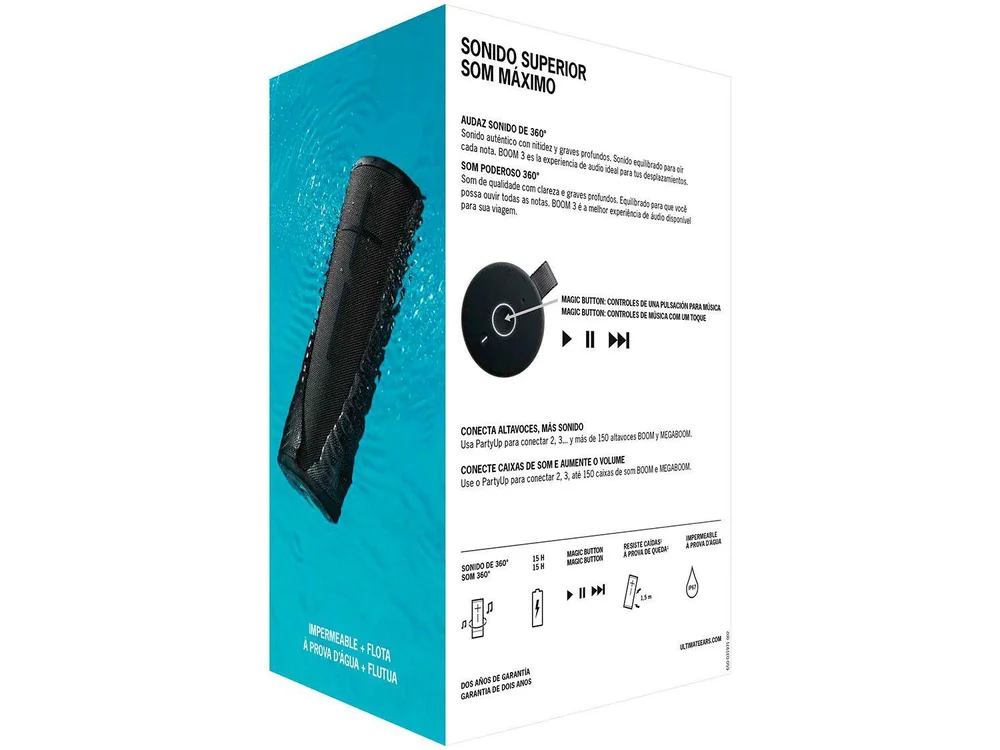 Caixa de Som Bluetooth Ultimate Ears BOOM3