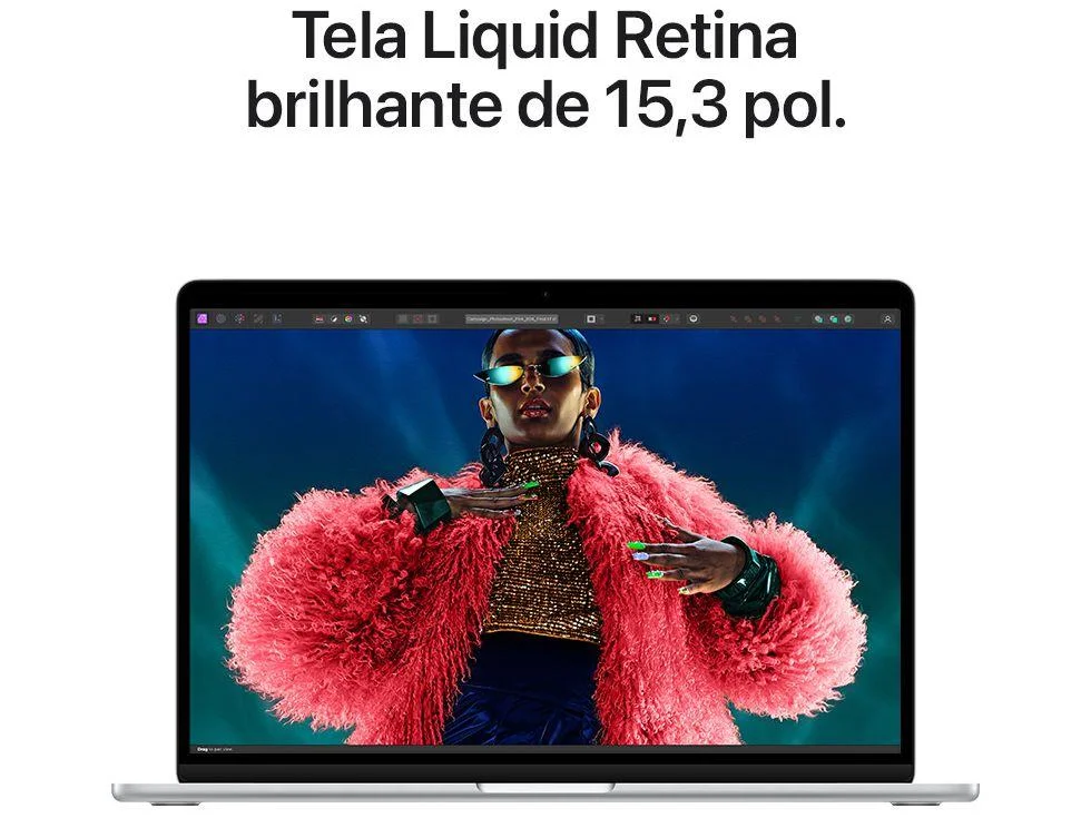 Apple M3 15インチMacBook Air 8GB 512GB SSD MacBook Air (15 polegadas, M3, 2024) - Especificações técnicas