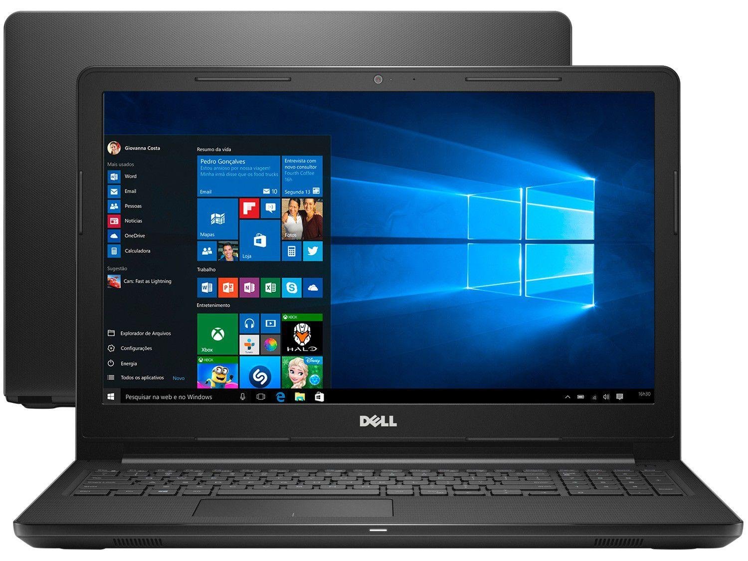 Notebook Dell Inspiron 15 Série 3000 i15-3576-A62C