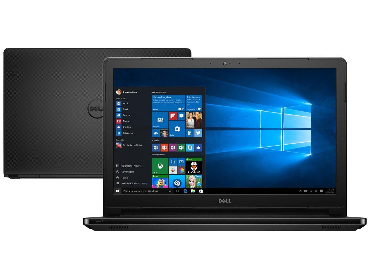 Notebook Dell Inspiron i15-5566-A10P Intel Core i3
