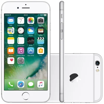 Apple iPhone 6s 128GB シルバー 本体 iPhone 6s Apple 128GB Prata 4G Tela 4,7 Retina