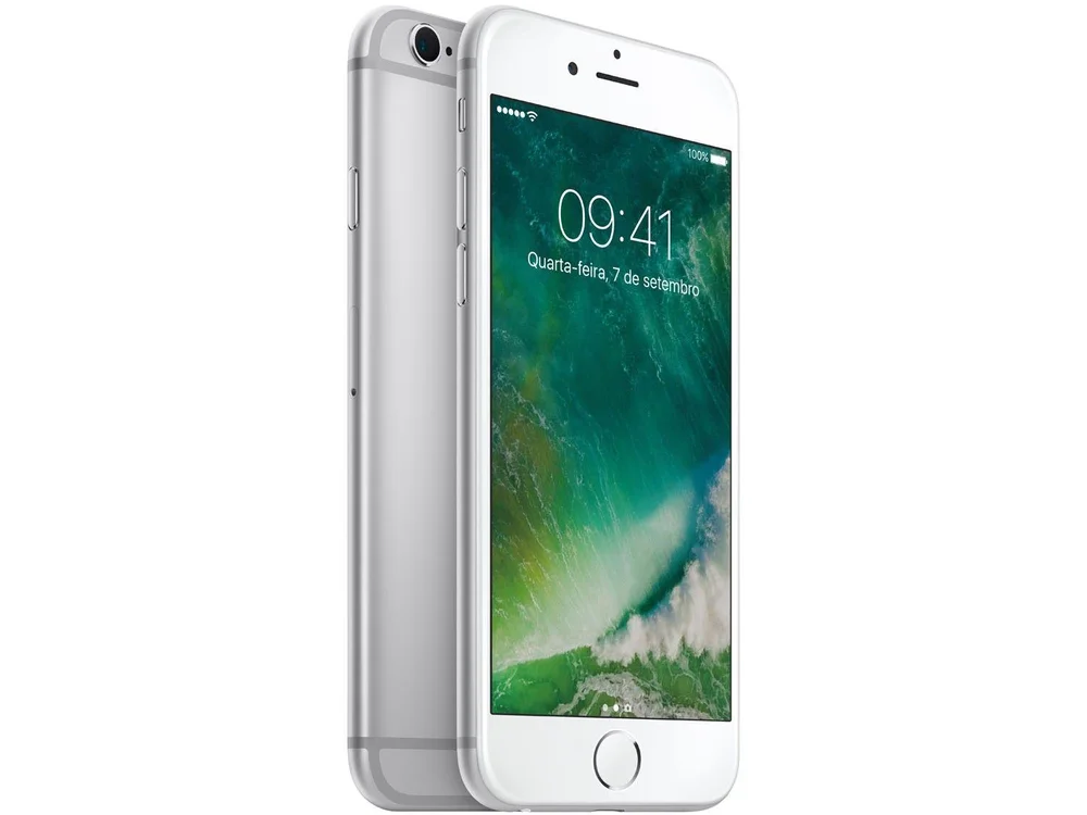iPhone 6s Apple 128GB Prata 4G Tela 4,7 Retina