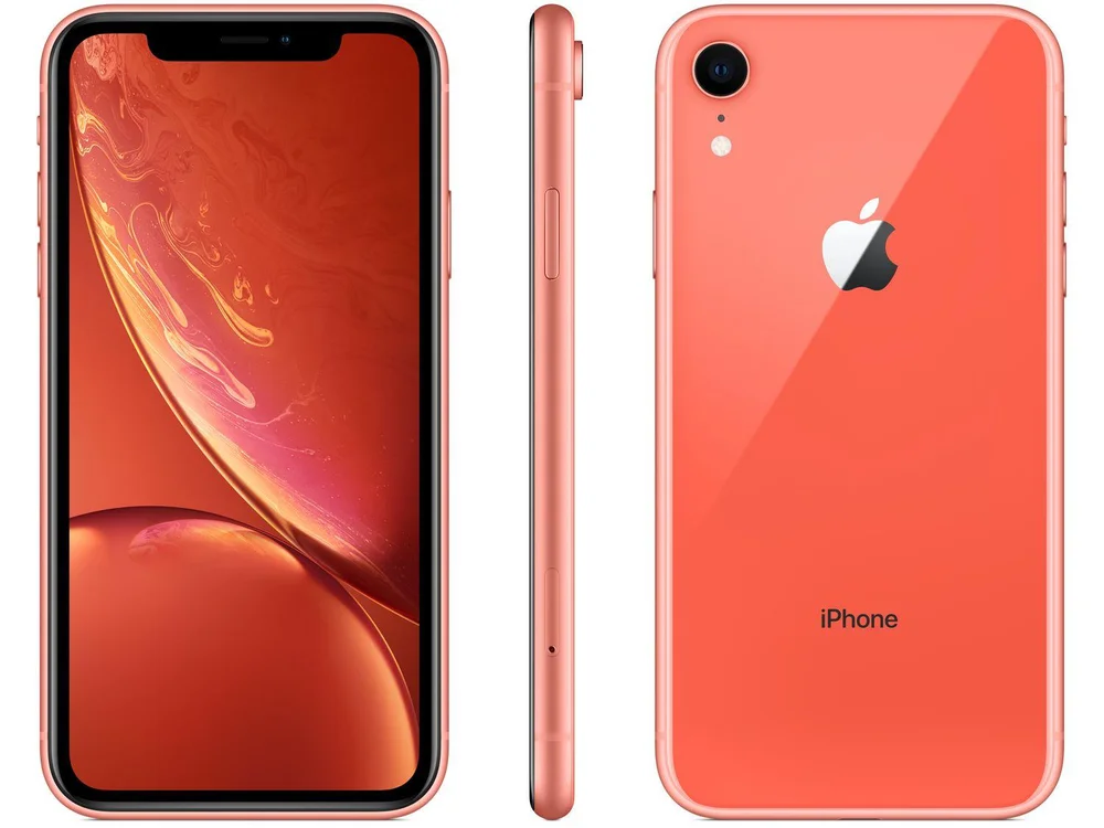Apple iPhone XR 128GB Coral Tela 6,1” 12MP iOS
