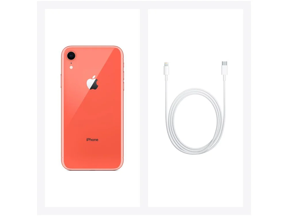 Apple iPhone XR 128GB Coral Tela 6,1” 12MP iOS