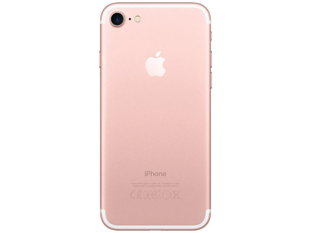 iPhone 7 Apple 256GB Ouro Rosa 4G Tela 4.7” Retina