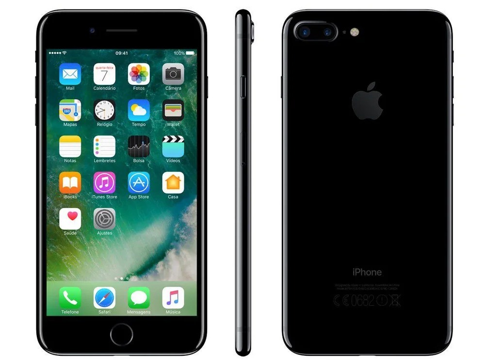 iPhone 7 Plus Apple 128GB Preto Brilhante 4G
