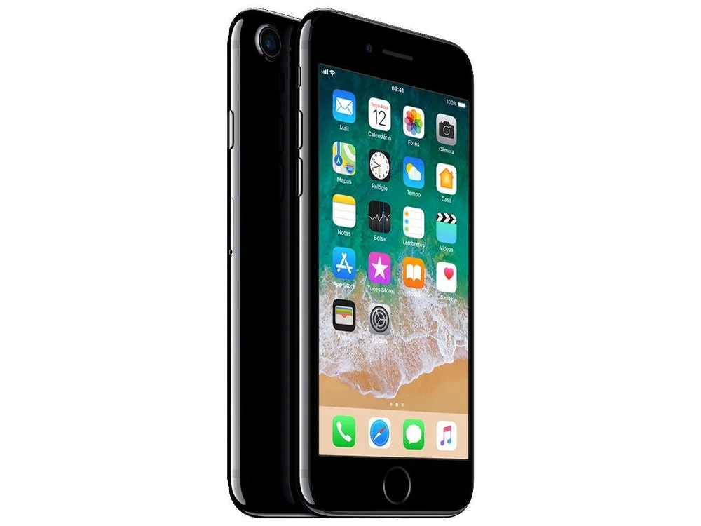 iPhone 7 Apple 128GB Preto Brilhante 4G