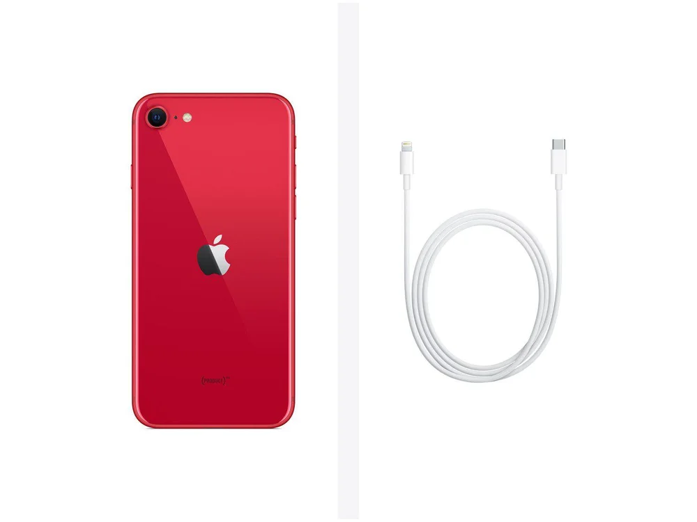 iPhoneSE 128GB レッド iPhone SE Apple 128GB (Product)RED Tela 4,7” 12 MP