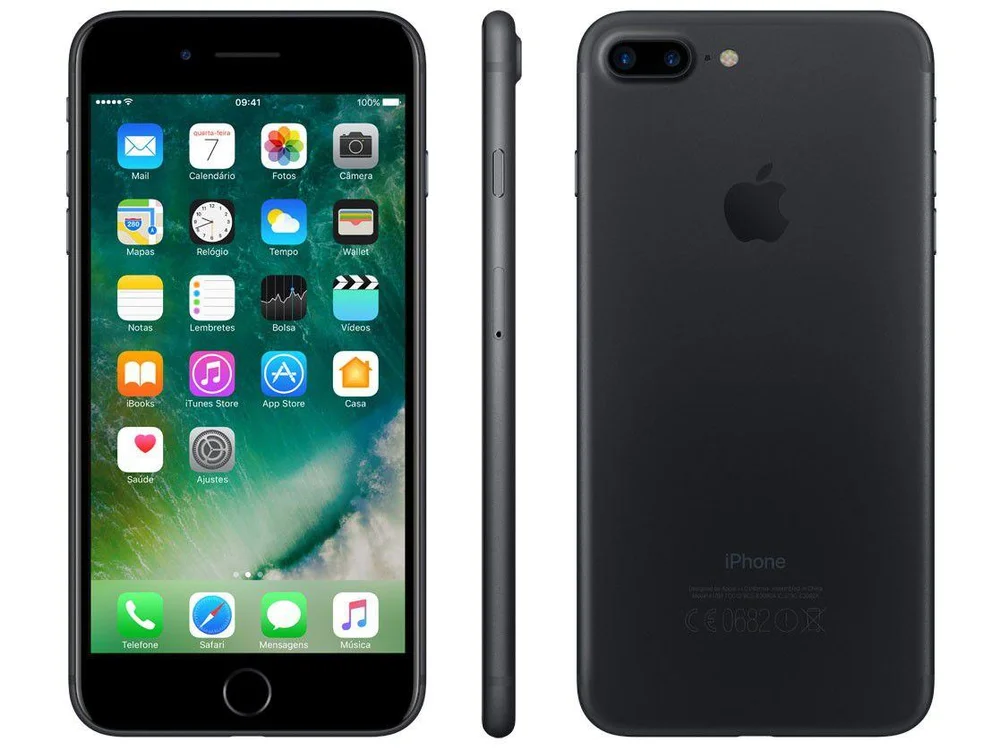 iPhone 7 Plus Apple 256GB Preto Matte 4G