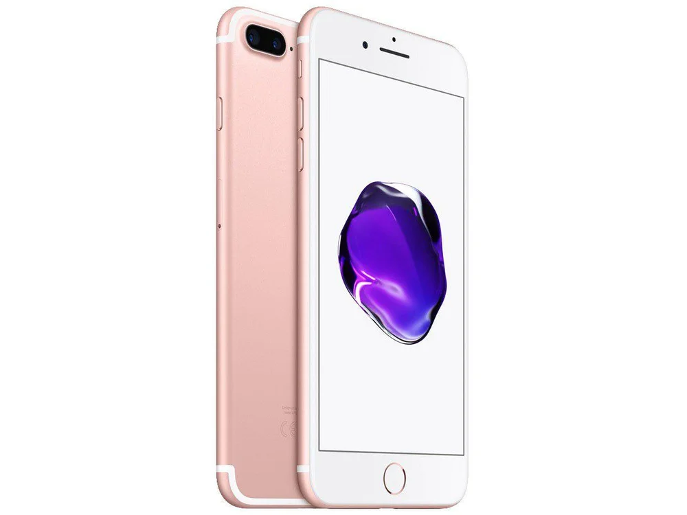 iPhone 7 Plus Apple 256GB Ouro Rosa 4G Tela 5.5”