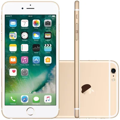 iPhone 6s Plus Apple 64GB Dourado 4G Tela 5.5”