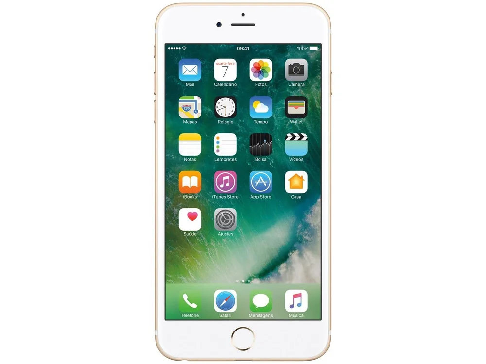 iPhone 6s Plus Apple 64GB Dourado 4G Tela 5.5”