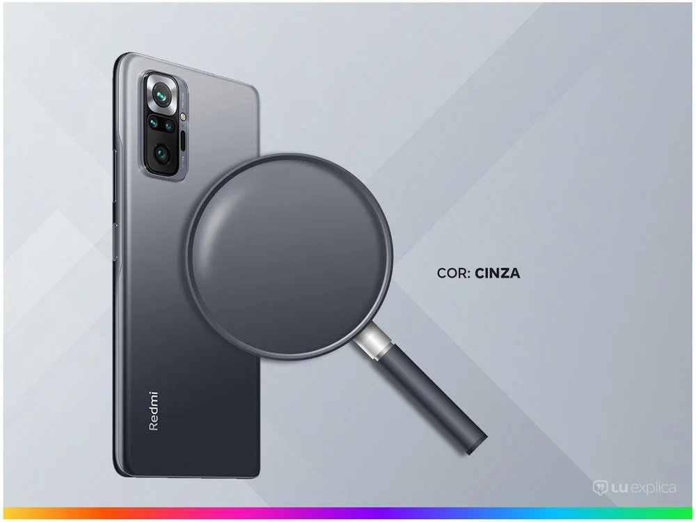 Smartphone Xiaomi Redmi Note 10 Pro 64GB Cinza 4G+