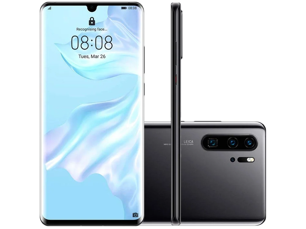 Smartphone Huawei P30 Pro 256GB Preto 4G 8GB RAM