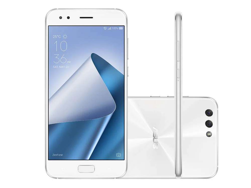 ASUS Zenfone 本体 ホワイト Smartphone Asus Zenfone 4 + Bumper 64GB Branco