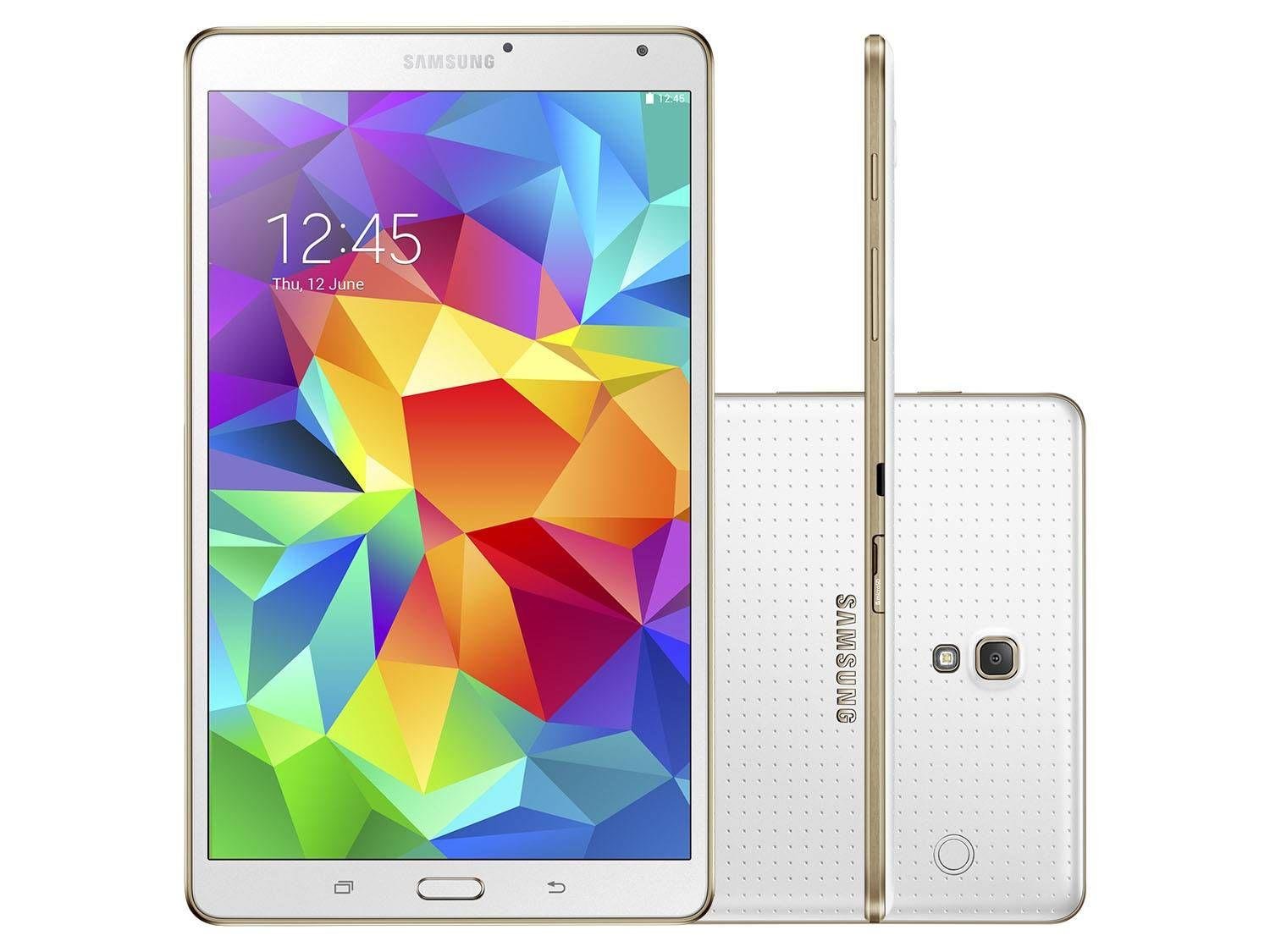Tablet Samsung Galaxy Tab S 16GB Tela 8.4” Wi-Fi