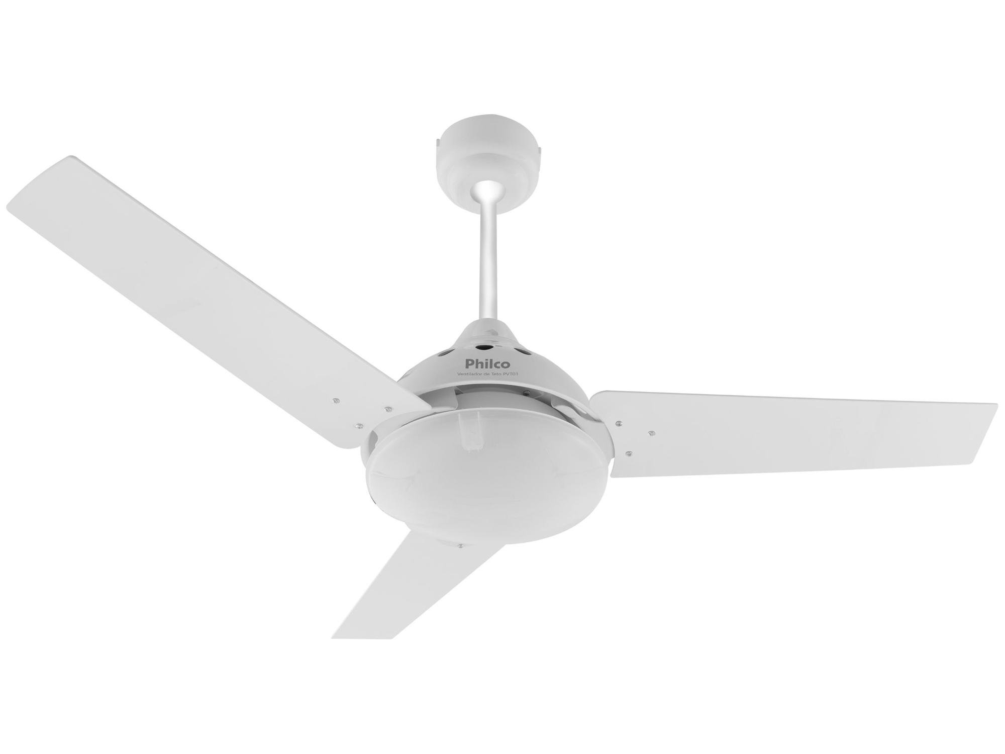 Ventilador Comercial de Teto Philco PVT03B 3 Pás 3 Velocidades Branco