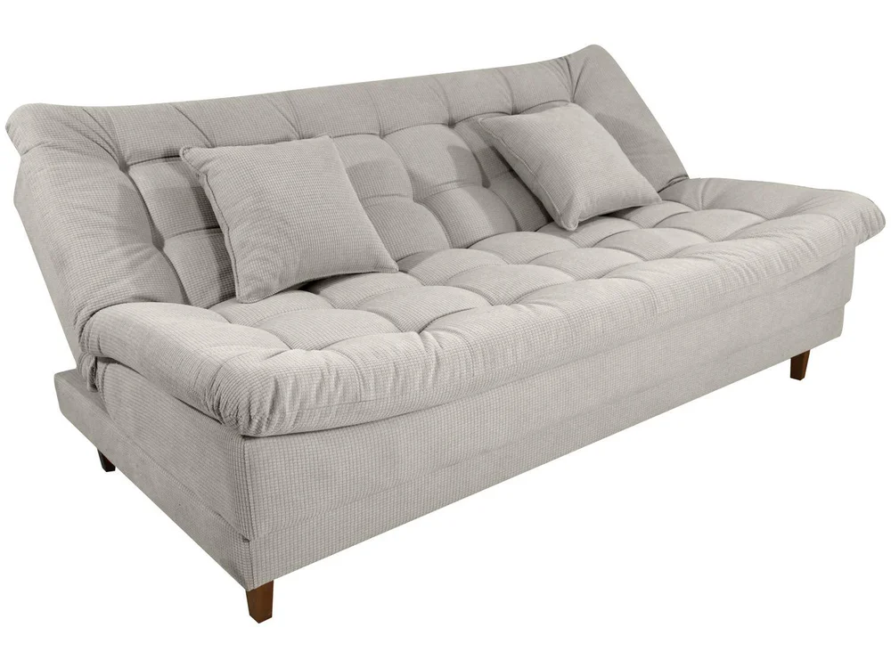 Sofá-cama 3 Lugares Casal Reclinável Veludo Matrix Duda