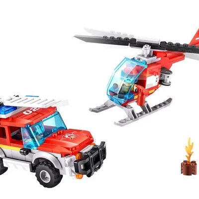 Blocos de Montar Bombeiro Max Fire Adventure