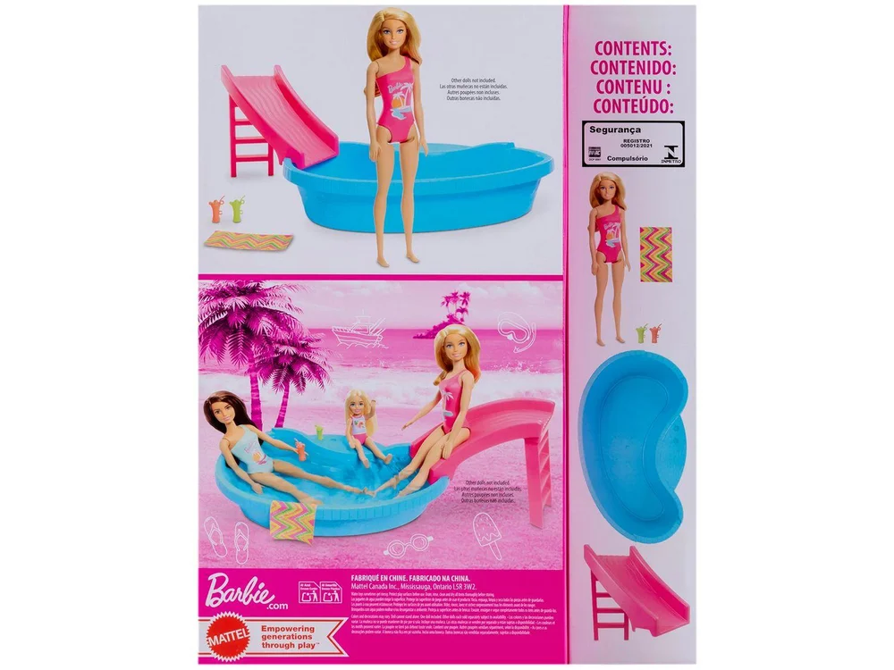 Boneca Barbie Piscina Glam com Piscina - view 7