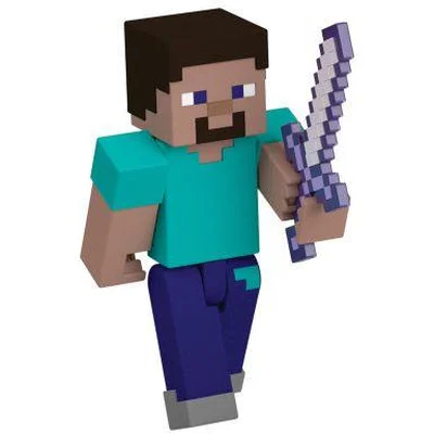 Boneco Minecraft Mattel com Acessórios Mattel