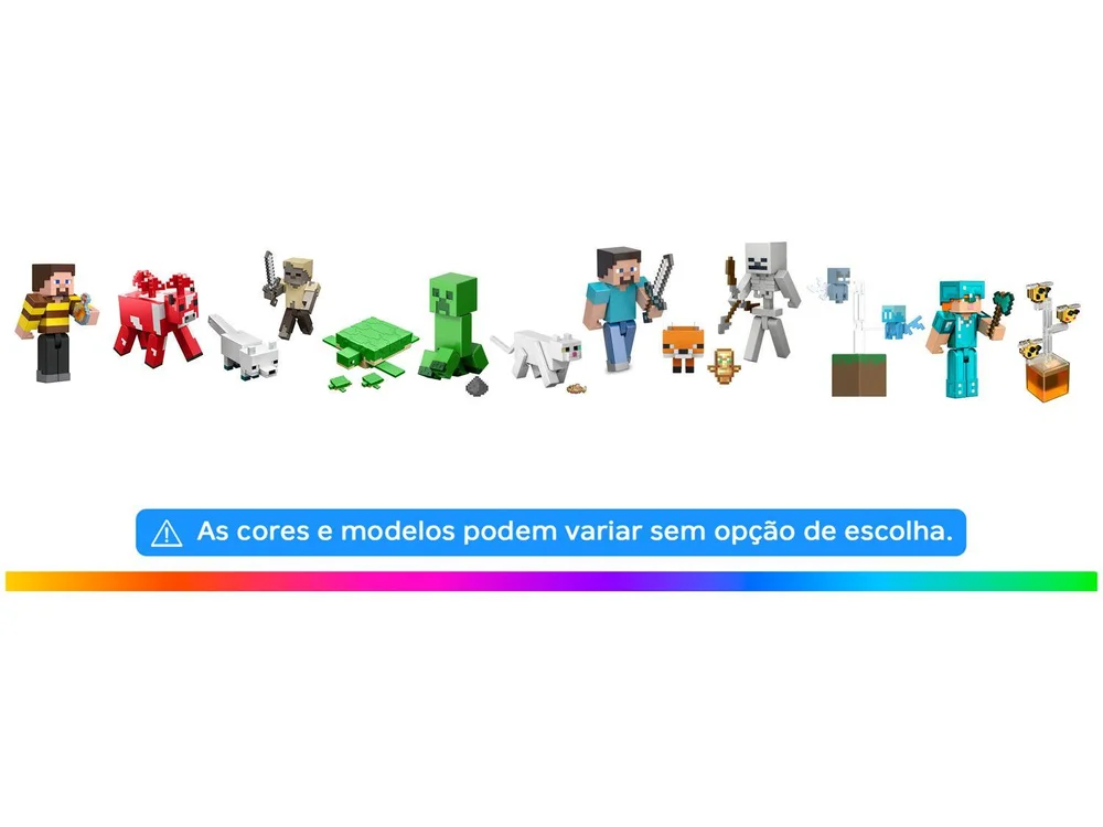 Boneco Minecraft Mattel com Acessórios Mattel - view 2