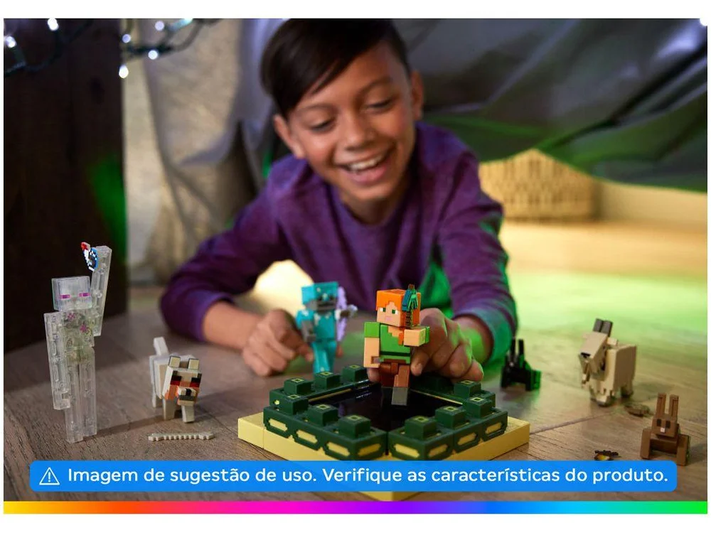 Boneco Minecraft Mattel com Acessórios Mattel - view 3