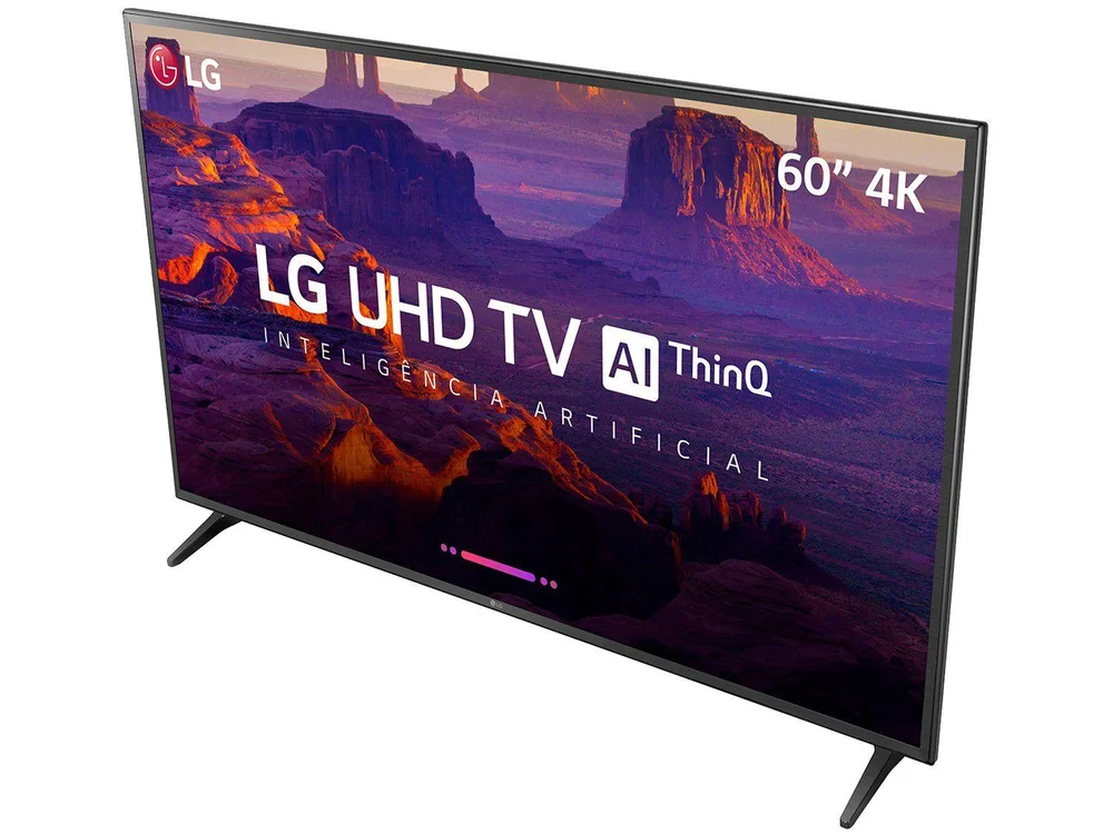 Smart TV 4K LED 60” LG 60UK6200 Wi-Fi HDR
