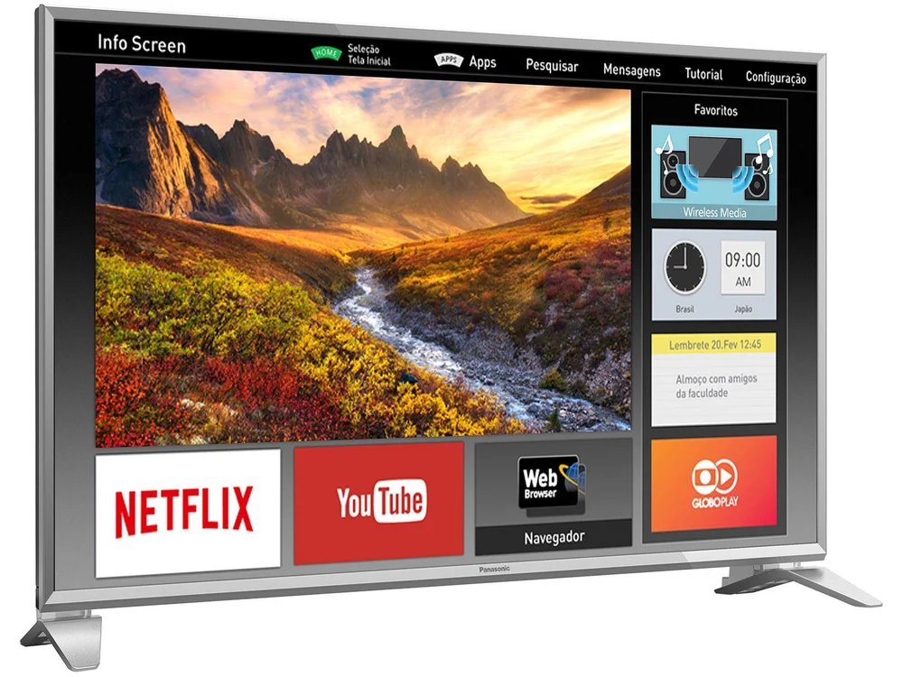 Smart TV LED 43” Panasonic Full HD Viera