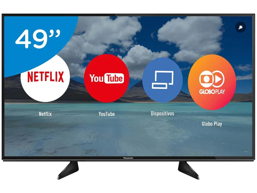 Smart TV LED 49” Panasonic 4K/Ultra HD TC-49EX600B