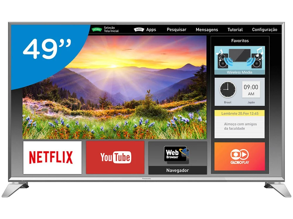 Smart TV LED 49” Panasonic Full HD Viera