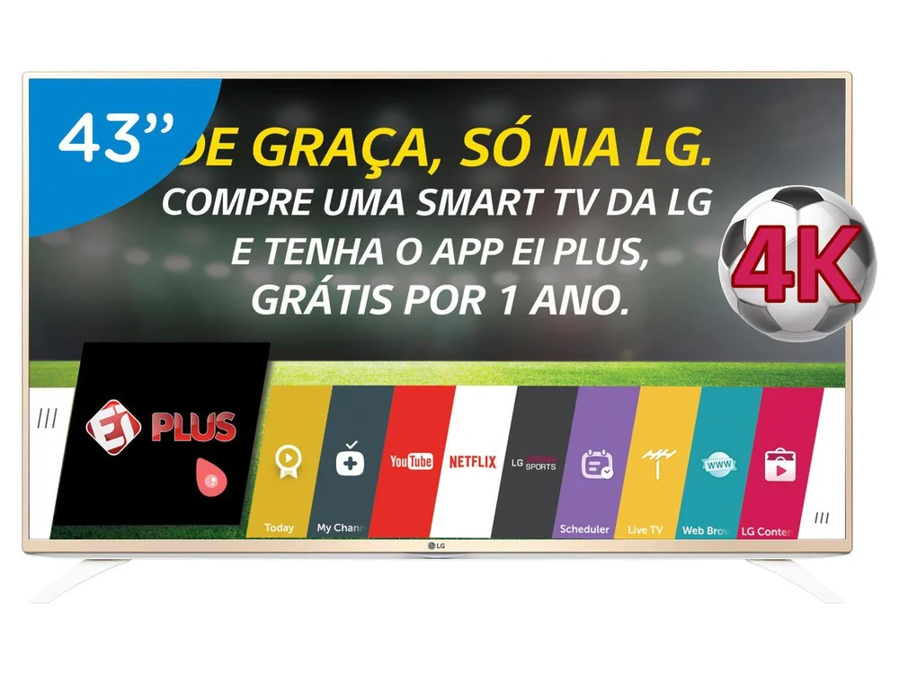 Smart TV LED 43” 4K LG 43UF6900 Ultra HD