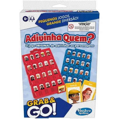 Jogo Adivinha Quem Tabuleiro Grab and Go