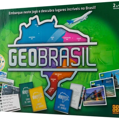 Jogo Geobrasil Tabuleiro Grow