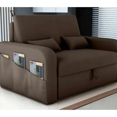 Sofá-cama 2 Lugares Casal Veludo Matrix Lady Dai
