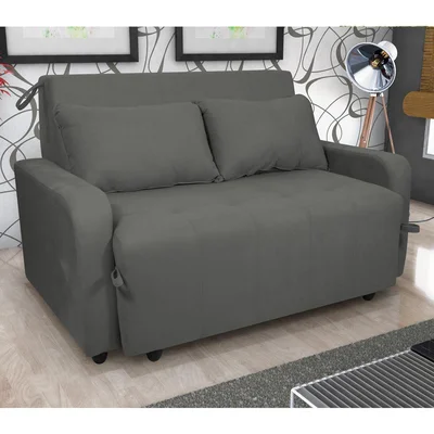 Sofá-cama 2 Lugares Casal Veludo Matrix Amora