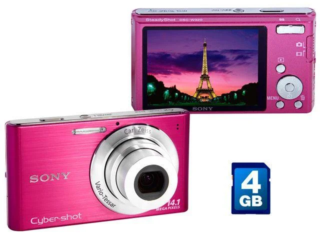 Câmera Digital Sony Cyber-shot DSC-W320 14.1MP