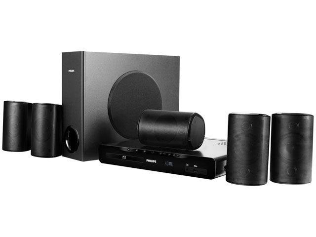 Home Theater c/ DVD e Blu-Ray 5.1 Canais 240W RMS