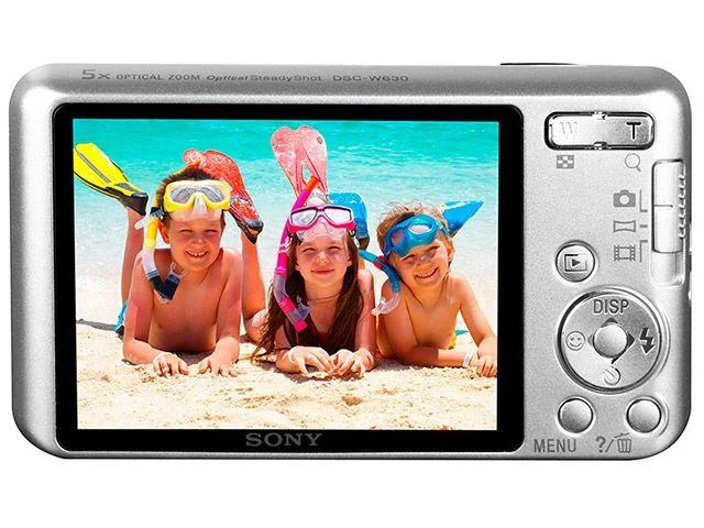 Câmera Digital Sony Cyber-Shot W630 16.1MP LCD 2,7