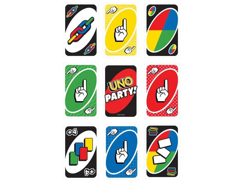 Jogo UNO Party! Mattel 224 Cartas - view 4