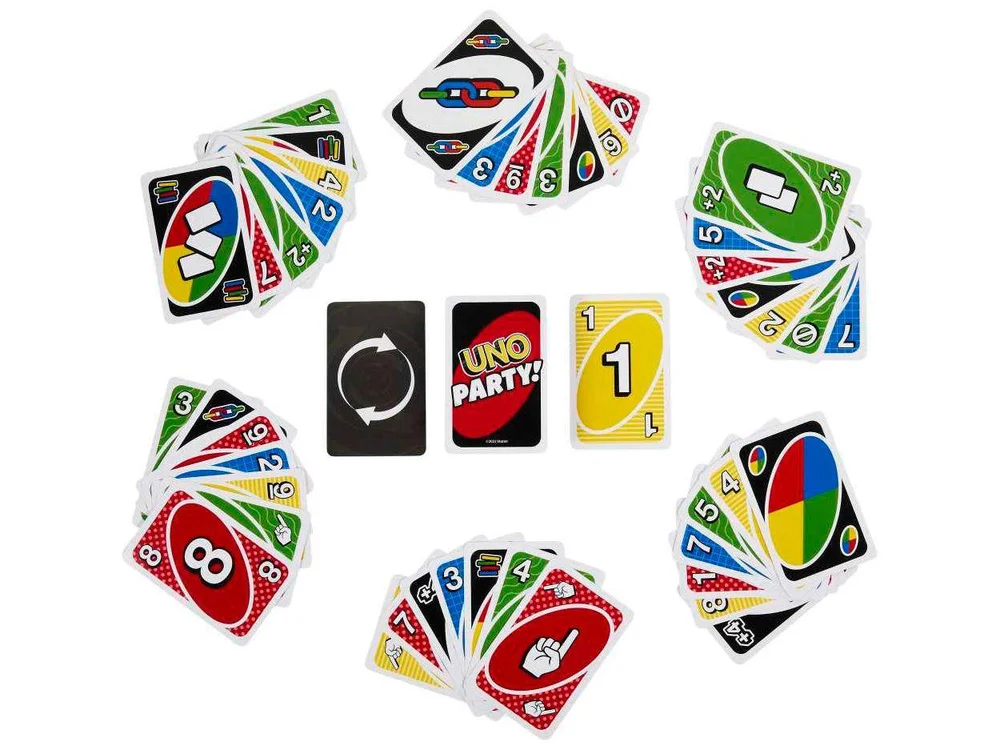 Jogo UNO Party! Mattel 224 Cartas - view 5