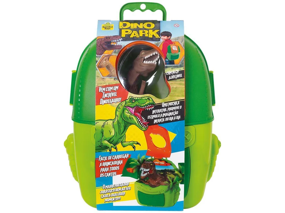 Mochila Pet Shop de Brinquedo Dinossauro - view 5